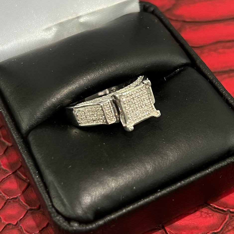 0.50 Real Diamond Carat Fancy Womens Engagement Ring