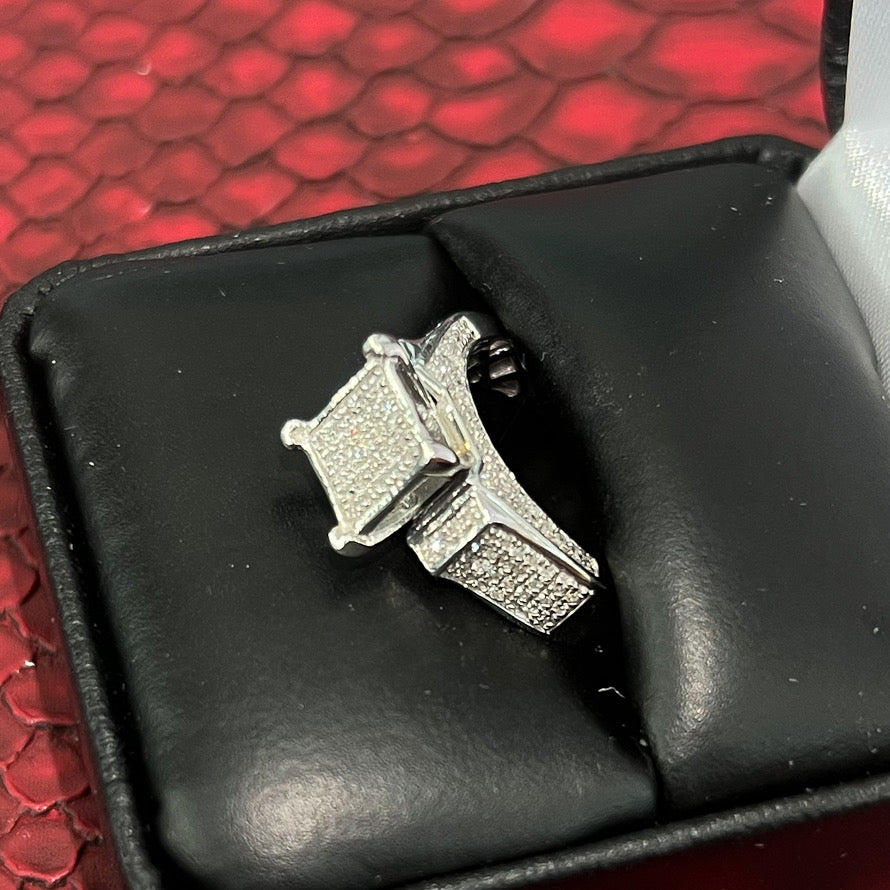 0.50 Real Diamond Carat Fancy Womens Engagement Ring