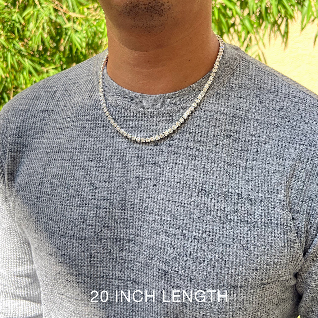 5MM D Color VVS Moissanite Tennis Chain