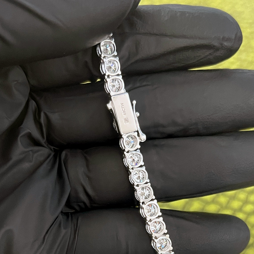 5MM D Color VVS Moissanite Tennis Chain