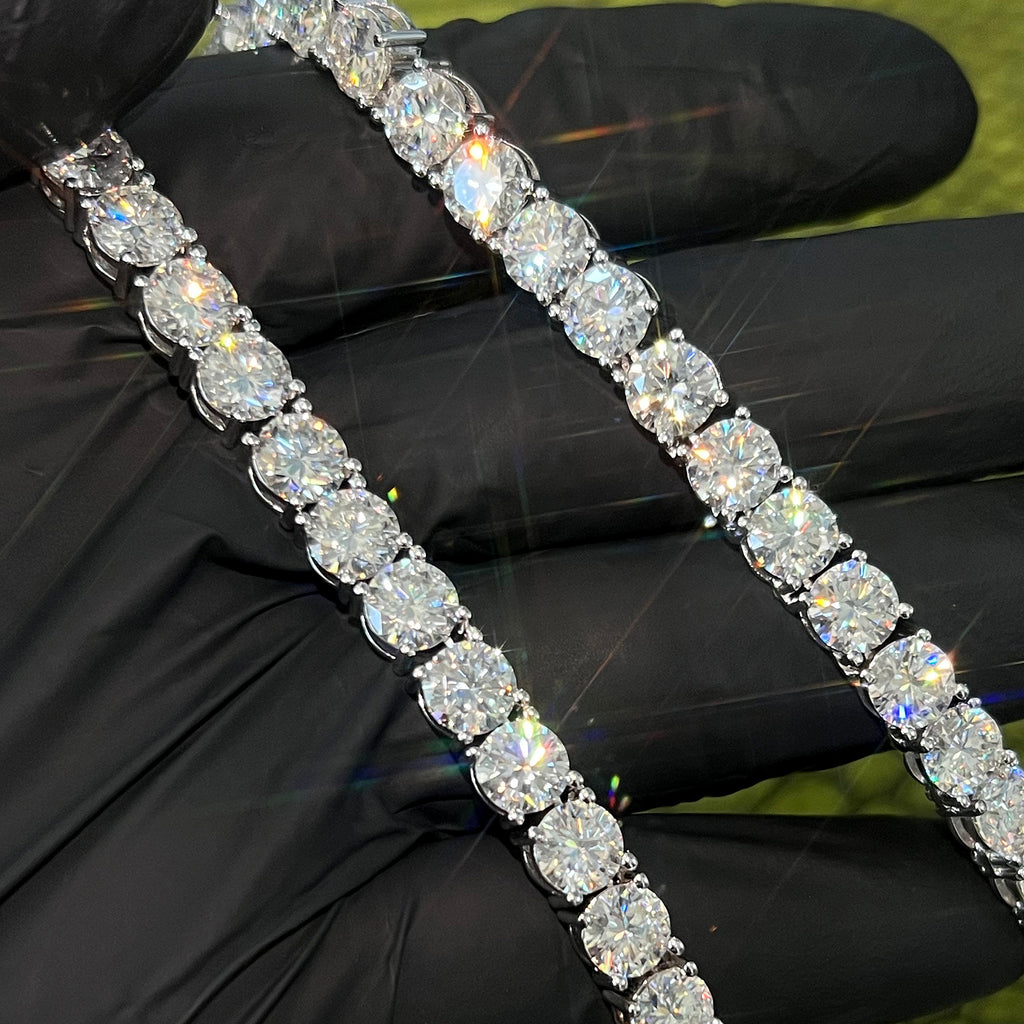 6.5MM Premium VVS Moissanite Tennis Chain