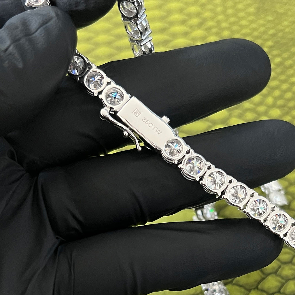 6.5MM Premium VVS Moissanite Tennis Chain