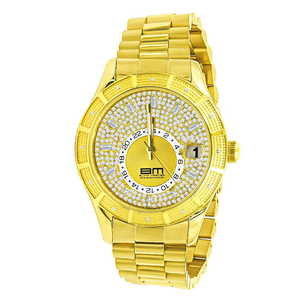 0.12 Carat Genuine Diamond Luxury Watch