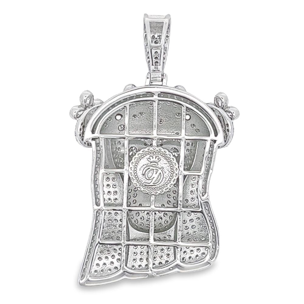 5.48 CTW Unique VVS Moissanite Jesus Piece