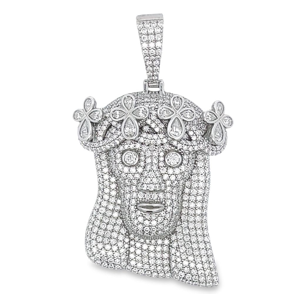 5.48 CTW Unique VVS Moissanite Jesus Piece