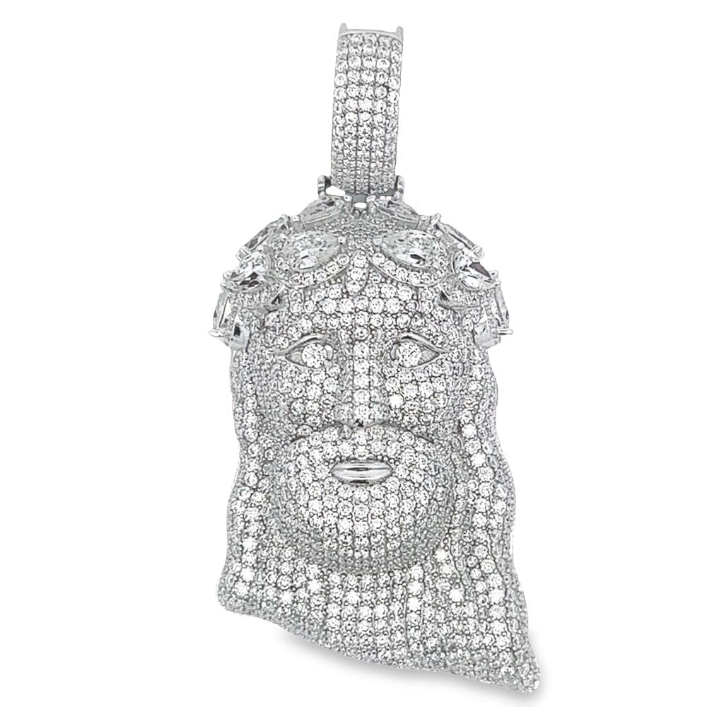 13.64 Carat Luxury VVS Moissanite 3D Jesus Pendant