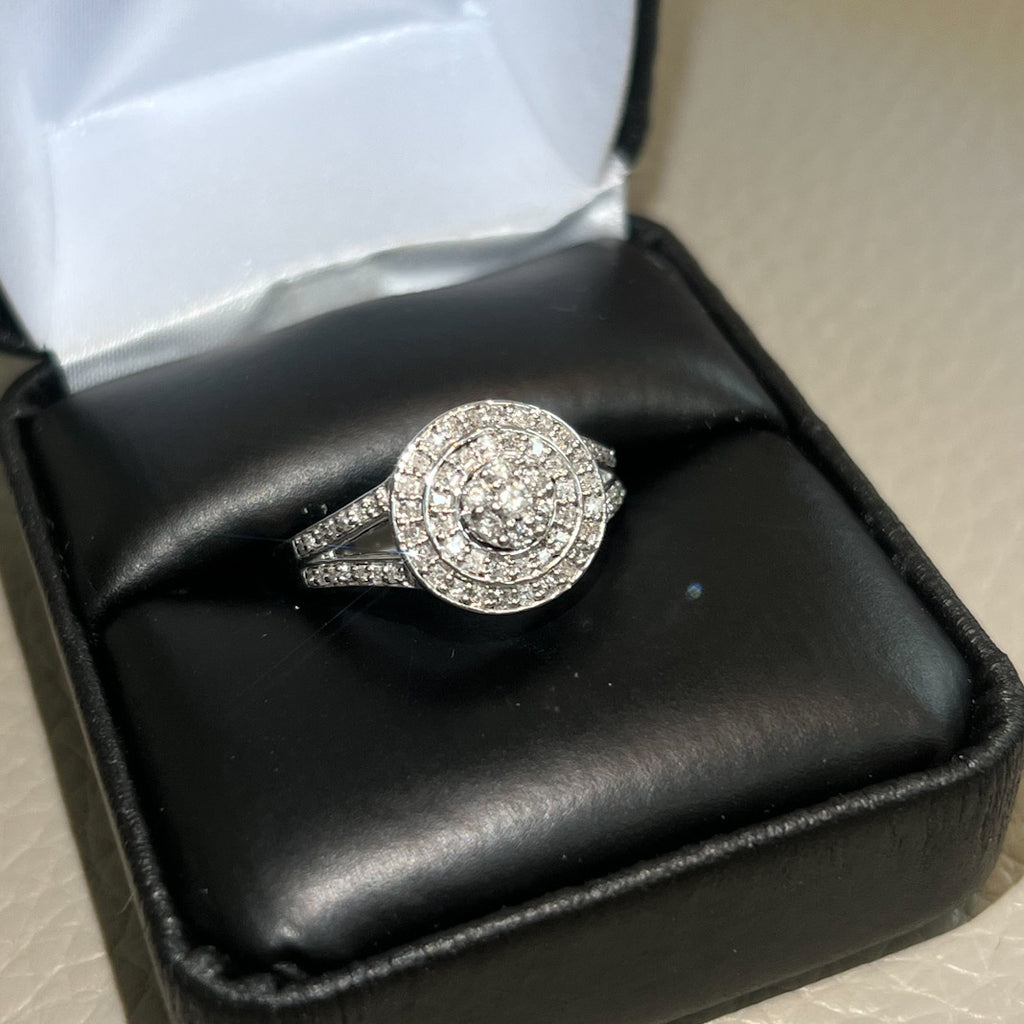 0.50 Carat Genuine Diamond Engagement Ring