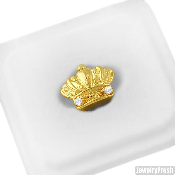 Gold Single Tooth Crown Grill Cap