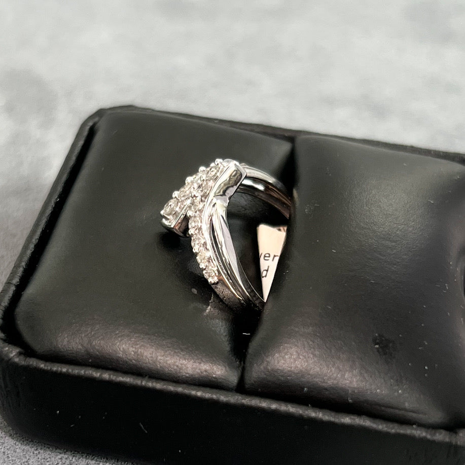 0.25 Carat Prong Set Real Diamond Womens Ring