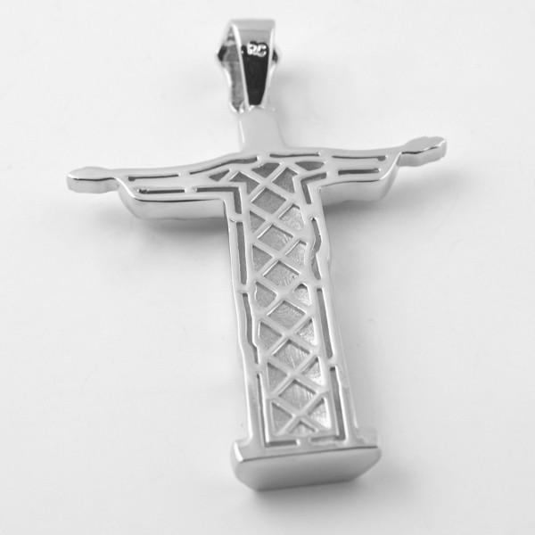 Silver Jesus Christ Full Body Pendant