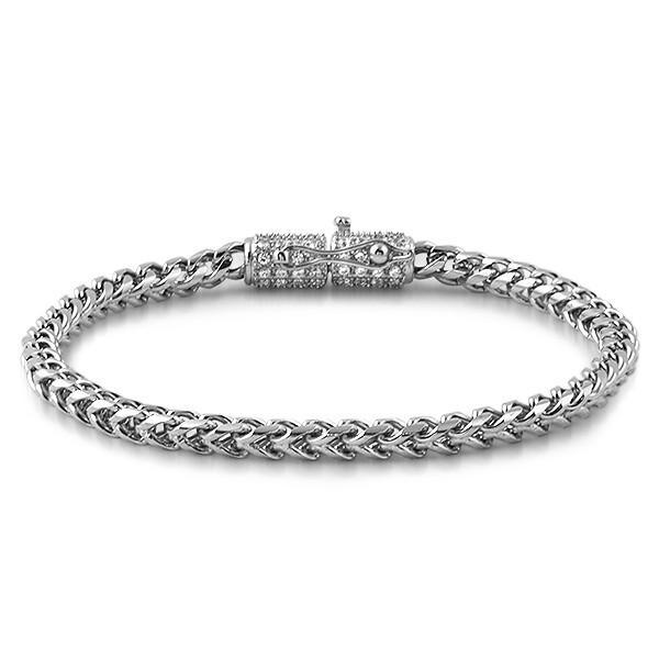 Stainless Steel Luxury Edition Franco Bracelet
