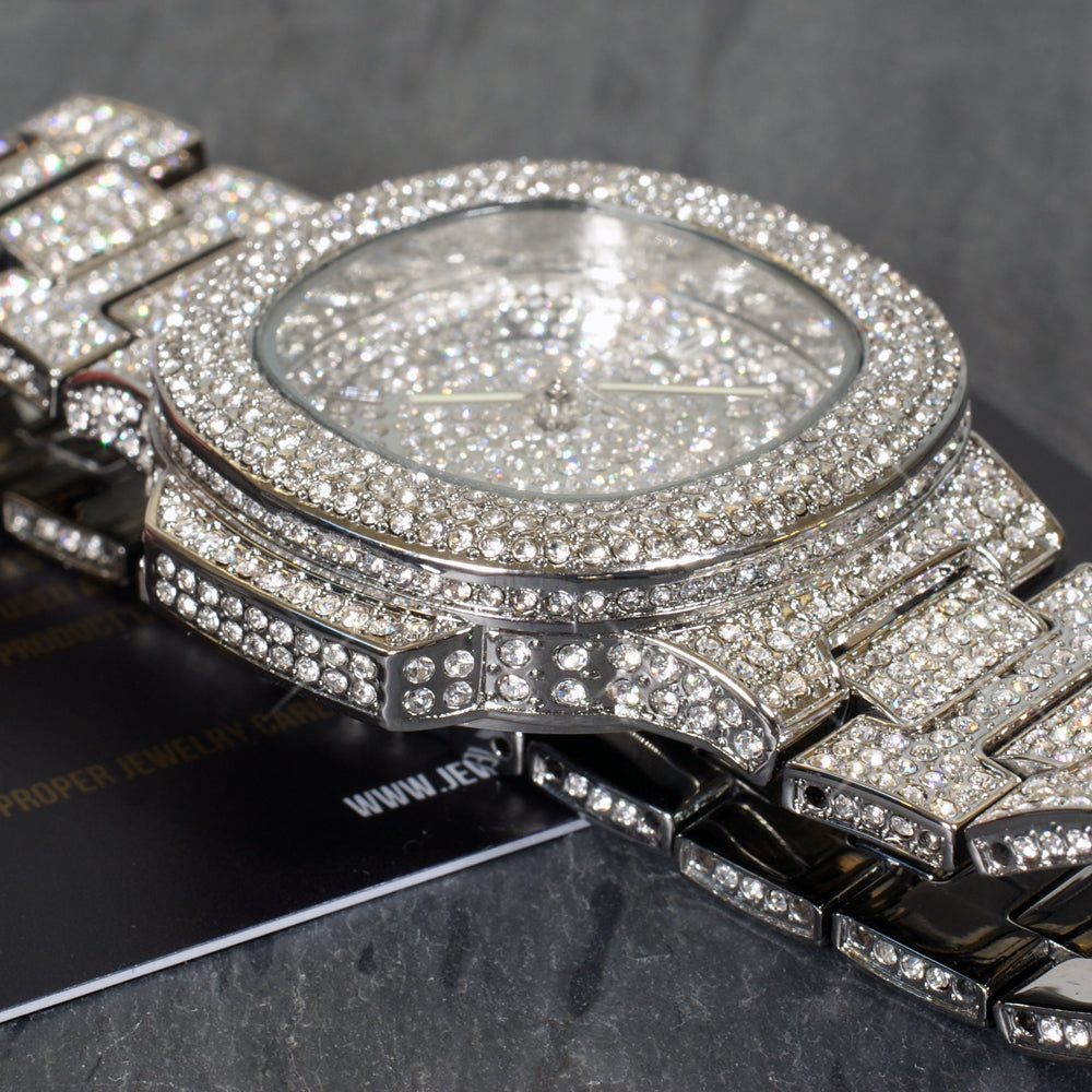 Jumbo Fully Iced Out Nautical Watch