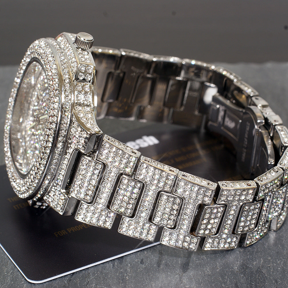 Jumbo Fully Iced Out Nautical Watch