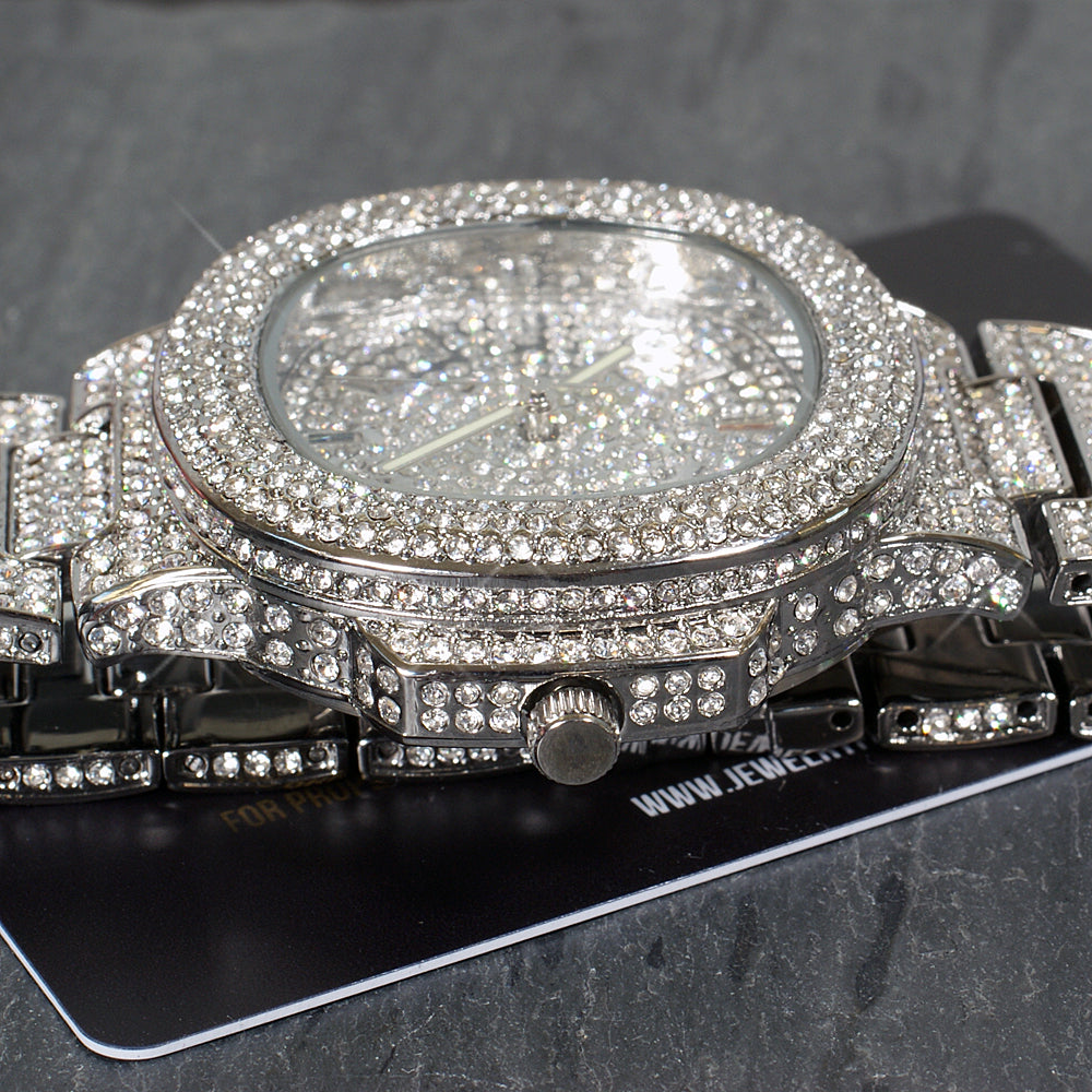 Jumbo Fully Iced Out Nautical Watch