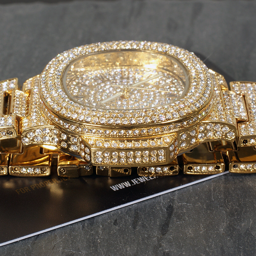 Jumbo Fully Iced Out Nautical Watch