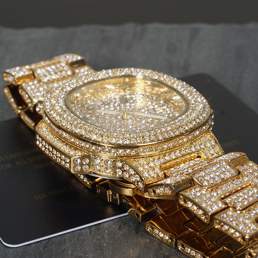 Jumbo Fully Iced Out Nautical Watch
