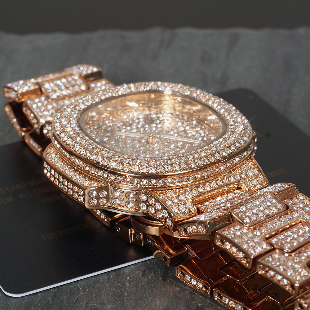 Jumbo Fully Iced Out Nautical Watch