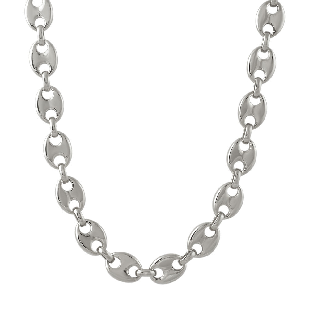 13mm Stainless Steel Puffed Mariner Link Chain