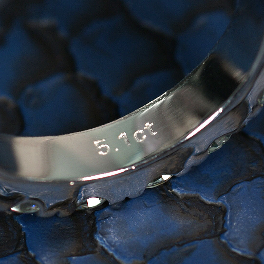 4mm VVS Certified Moissanite Eternity Ring