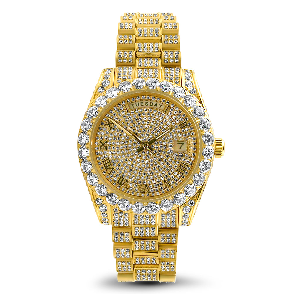 Full Bust Down Iced Out Legacy Watch
