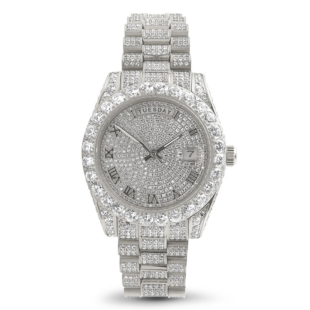 Full Bust Down Iced Out Legacy Watch