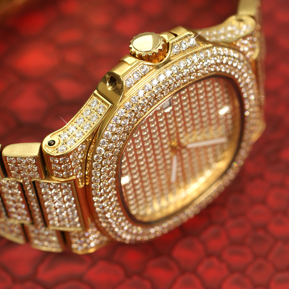 Royalty Iced Out Nautical Watch