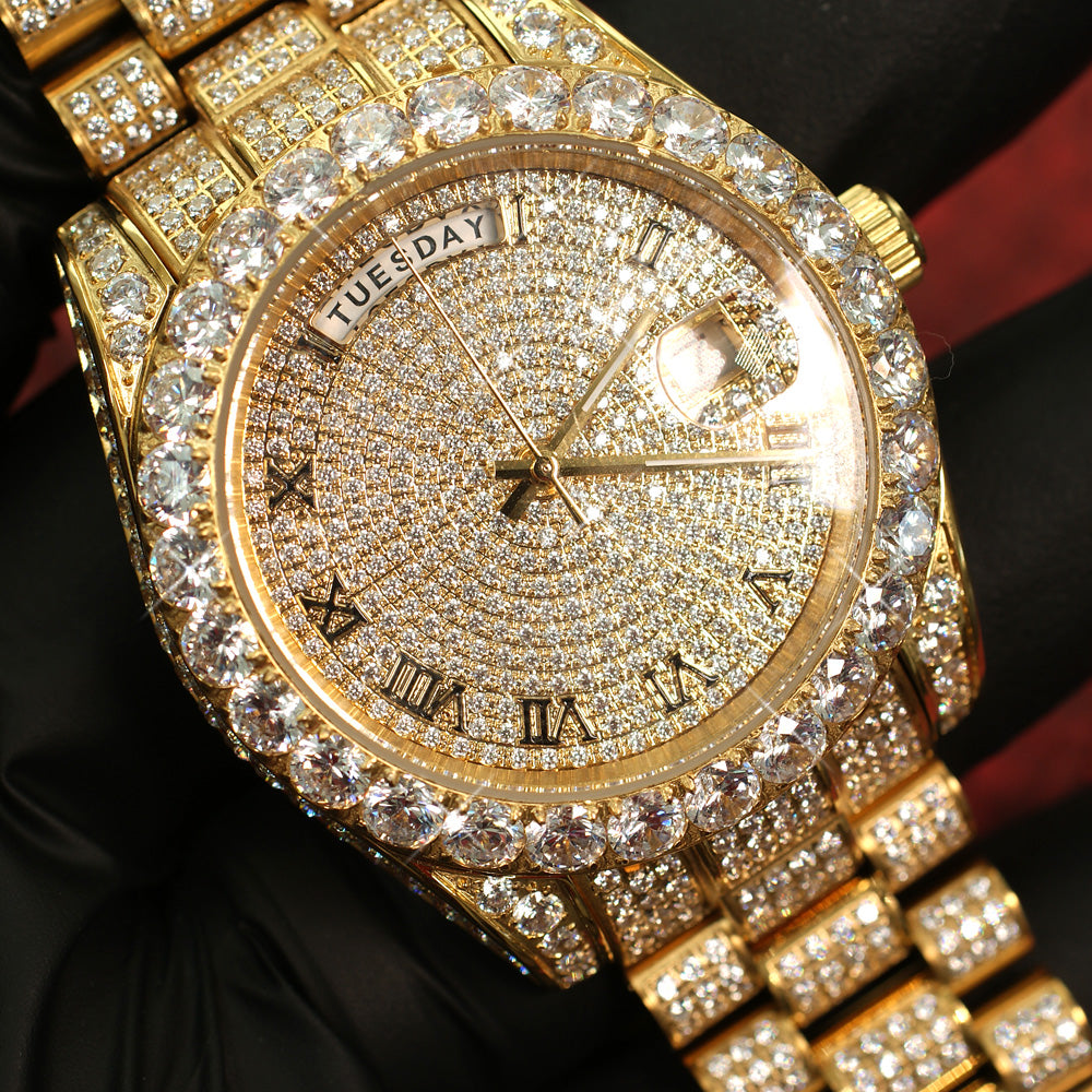 Full Bust Down Iced Out Legacy Watch