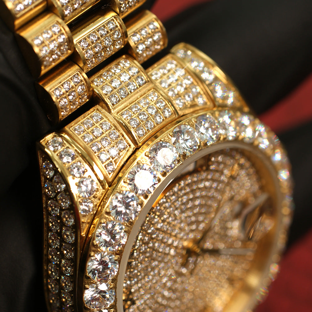 Full Bust Down Iced Out Legacy Watch