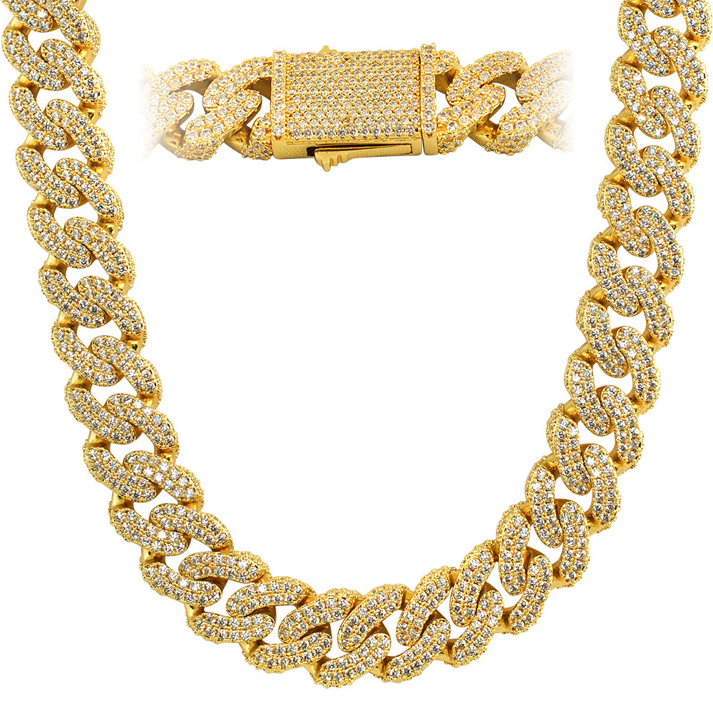 Massive Gold Full Bust Down Miami Cuban Chain