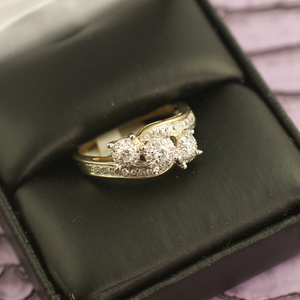 0.50 Carat Gold Fancy Diamond Cocktail Ring
