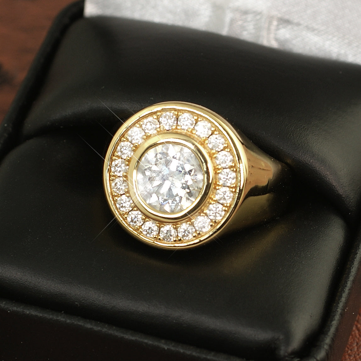 Mens Diamond Godfather Ring 33432: best price for jewelry. Buy online in NY  at TRAXNYC.