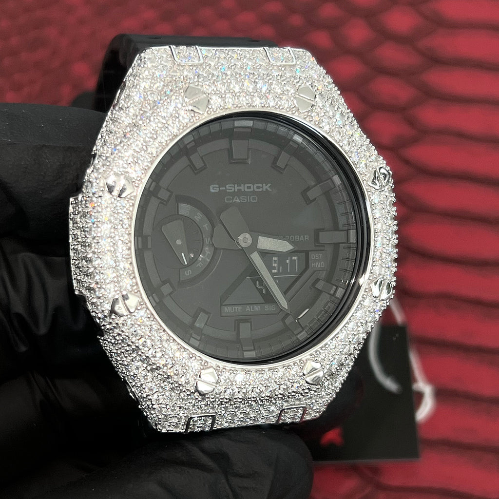 7.75 Carat Moissanite Bust Down Casio G Shock