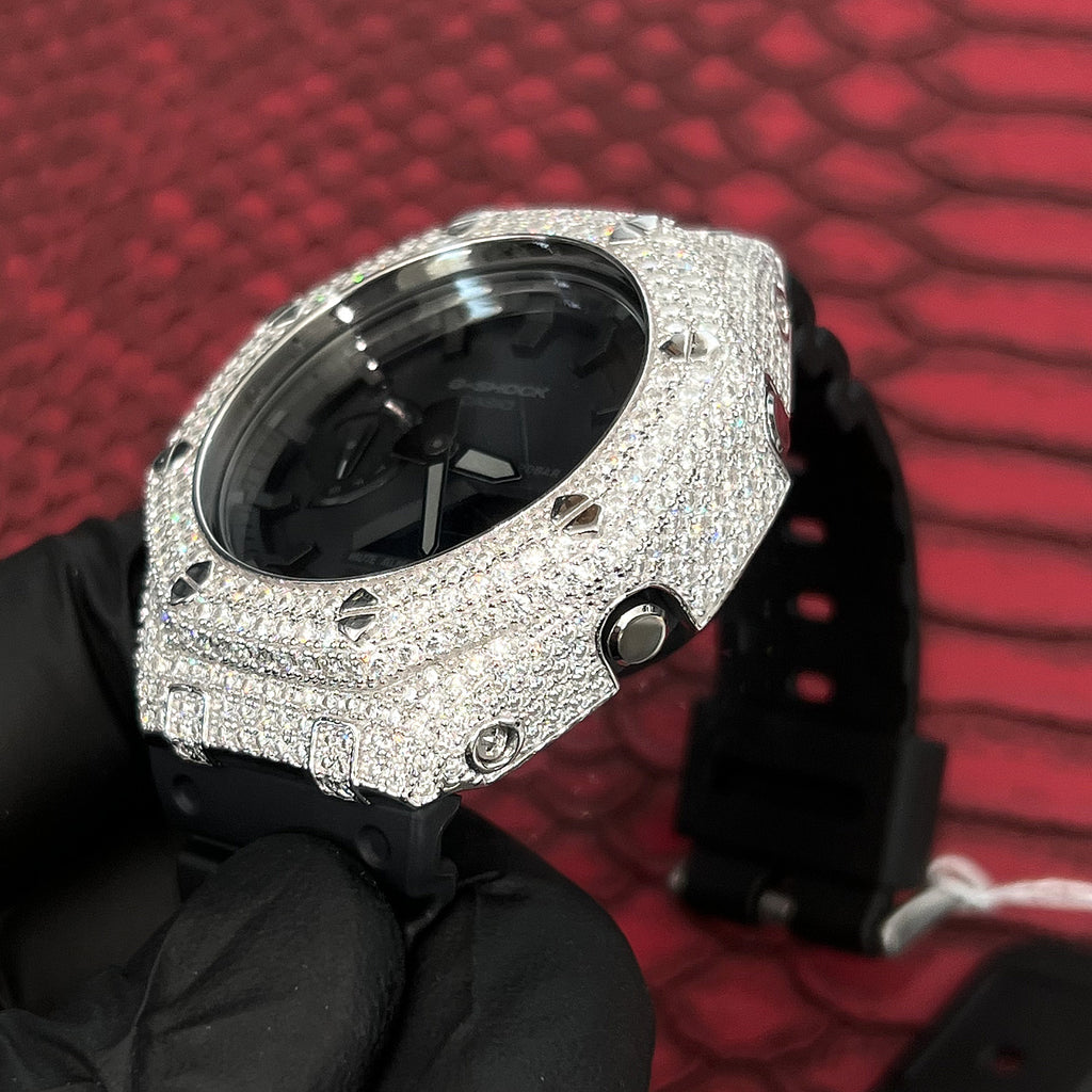 7.75 Carat Moissanite Bust Down Casio G Shock