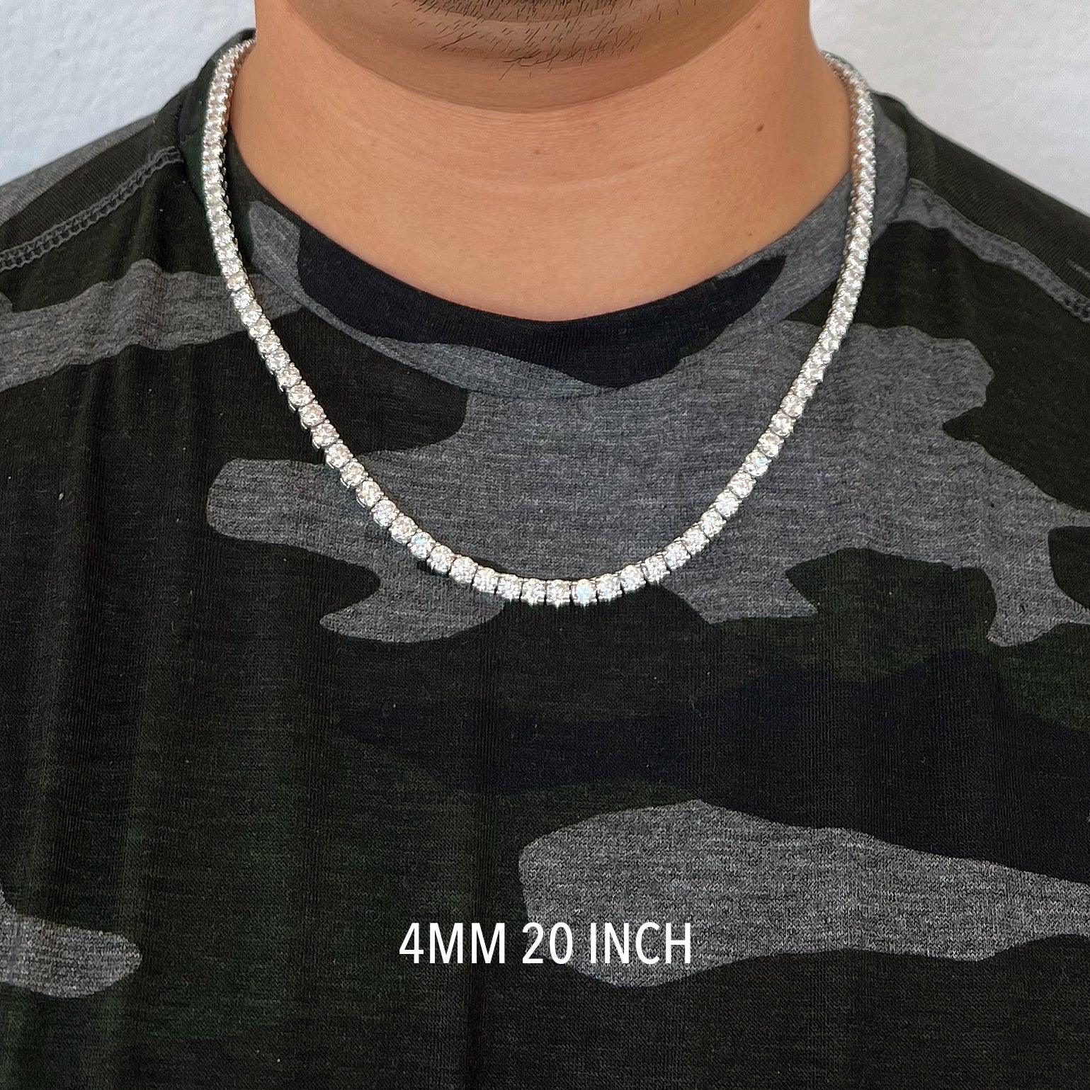Tennis chain 20 inch deals