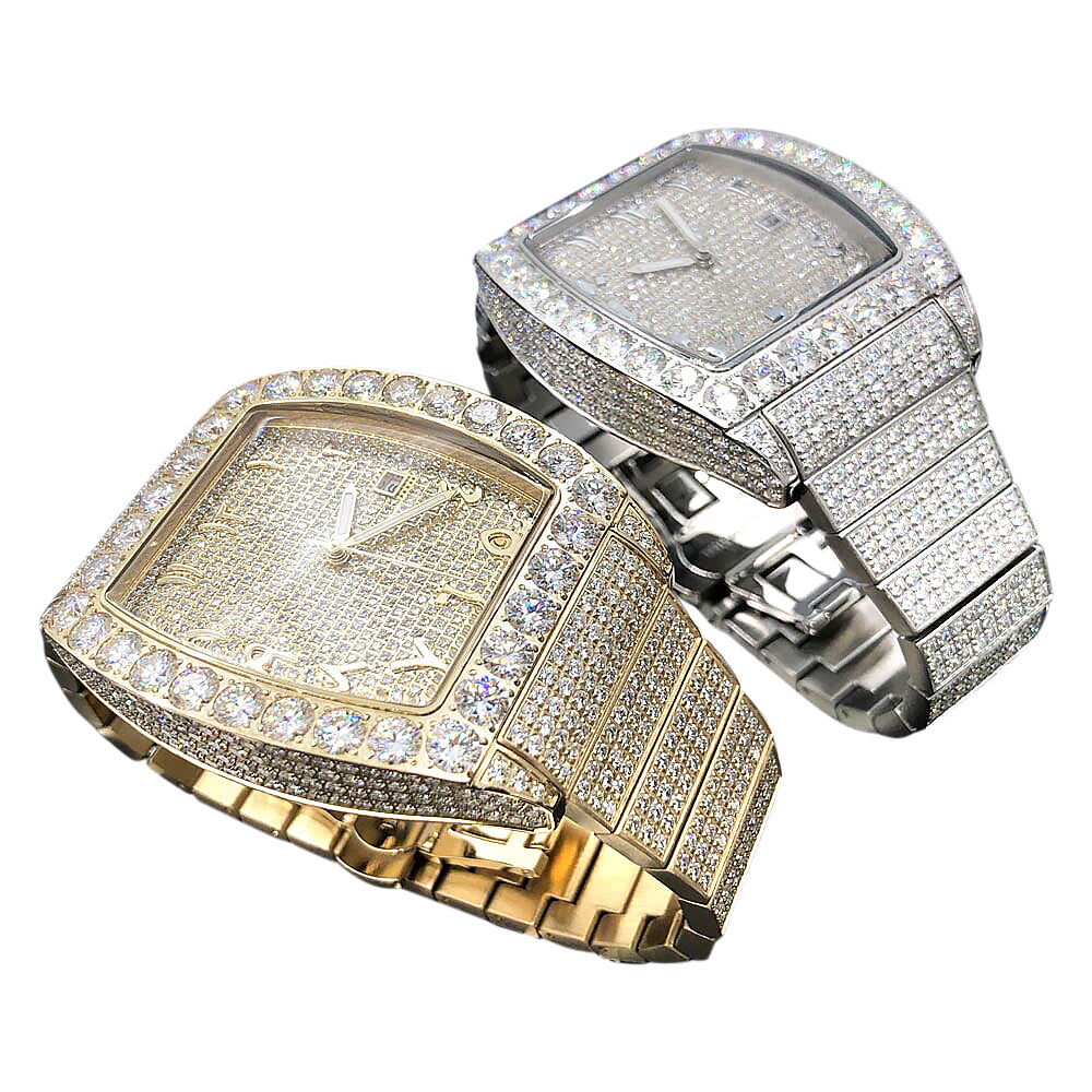 35 Carat Big Face VVS Moissanite Iced Out Watch