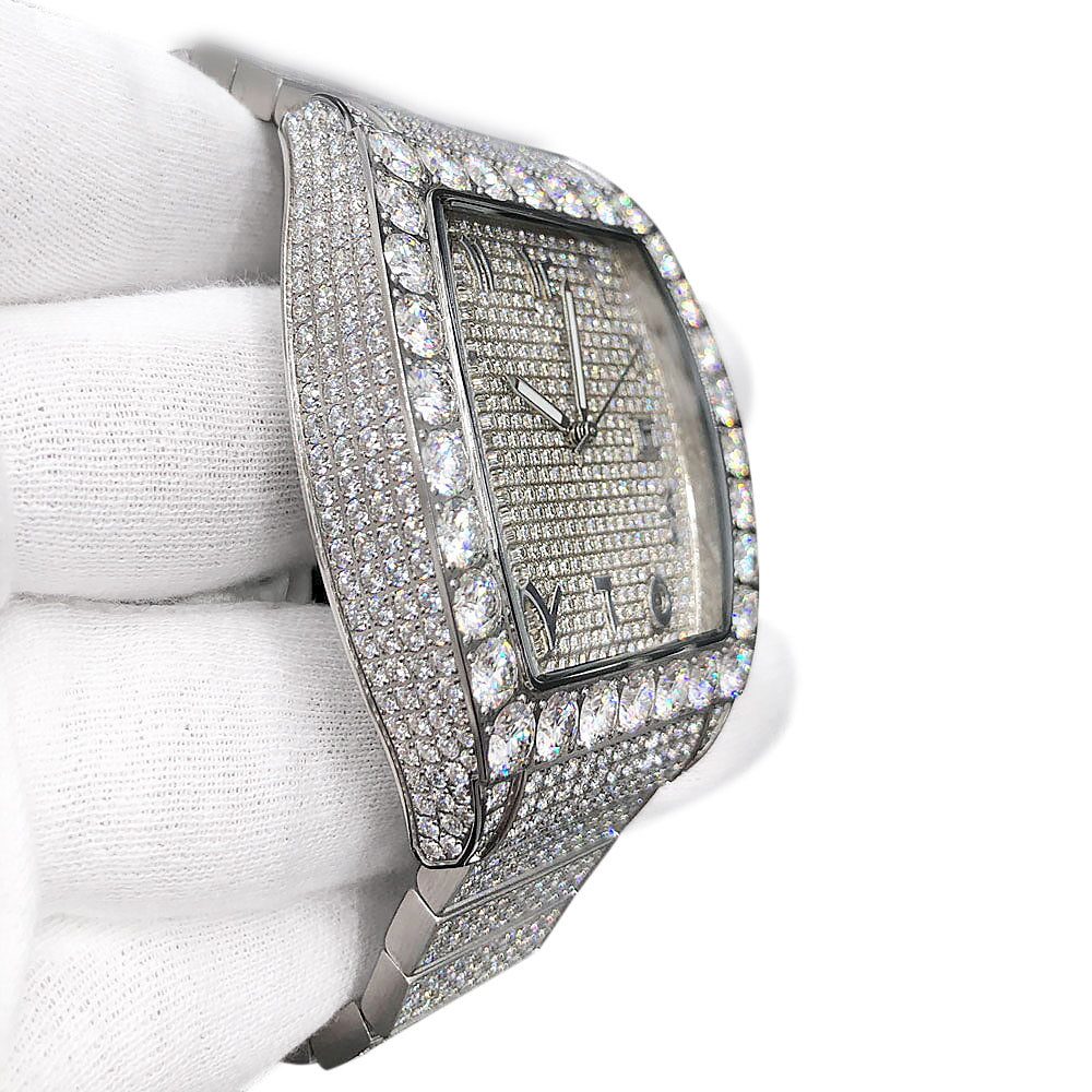 35 Carat Big Face VVS Moissanite Iced Out Watch