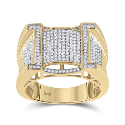 10K Gold 0.63 Carat Diamond Bridge Ring