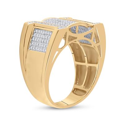 10K Gold 0.63 Carat Diamond Bridge Ring