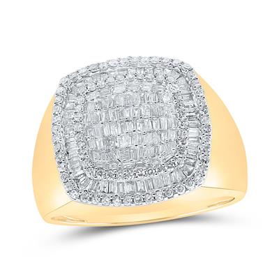 10K Gold 1.20 Carat Diamond Baguette Ring