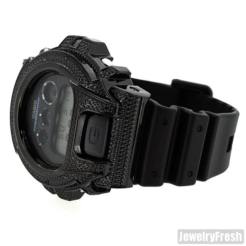 All Black 0.12 Carat Genuine Diamond G Shock Watch