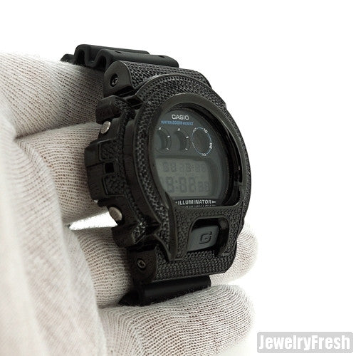 All Black 0.12 Carat Genuine Diamond G Shock Watch
