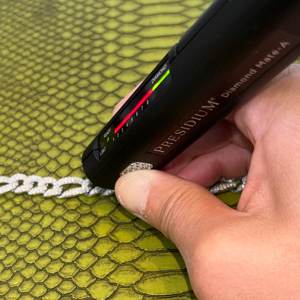 Real 925 Silver VVS Moissanite Figaro Chain