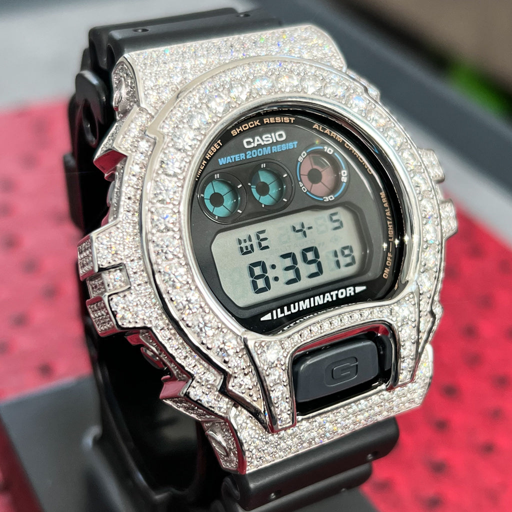 8.30 Carat VVS1 Moissanite G Shock Watch