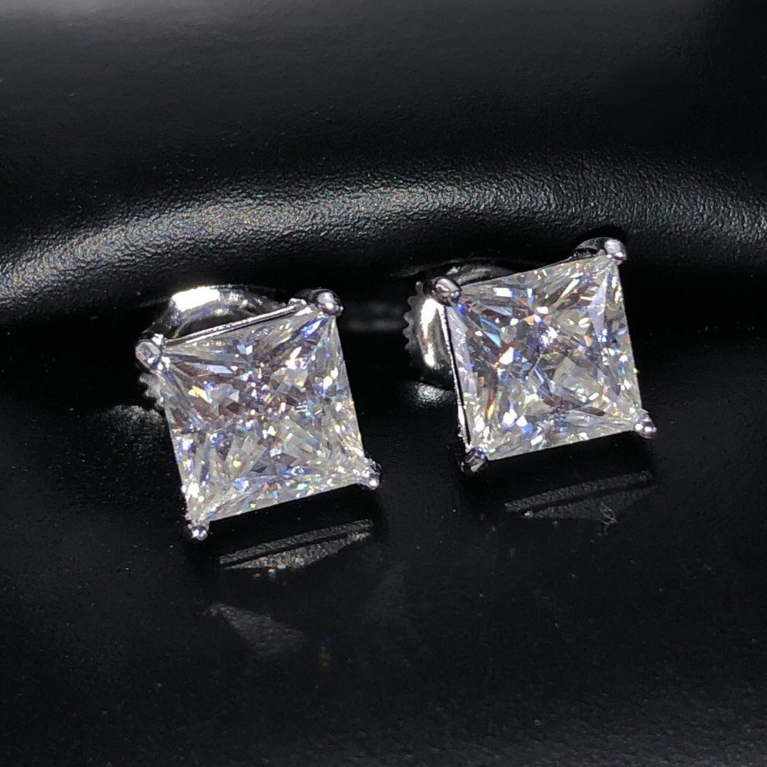 Diamond stud earrings vvs Clearance