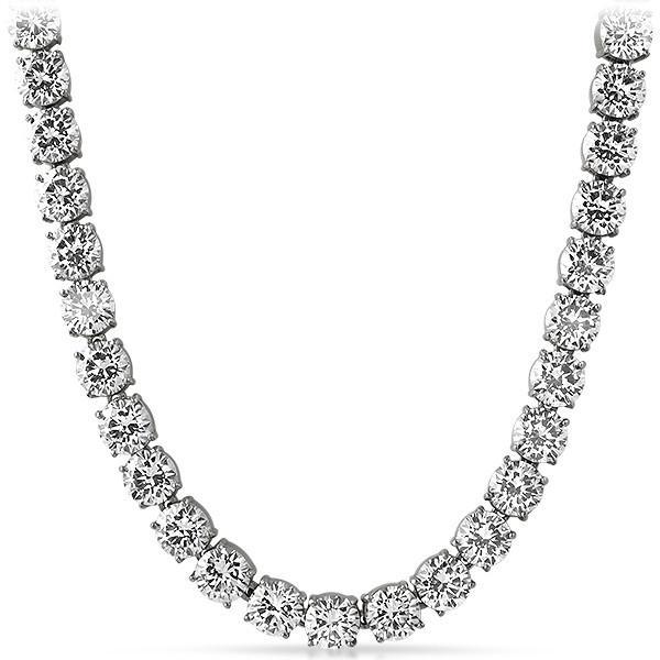 Stainless Steel 10MM Jumbo Flawless CZ Iced Out Chain 20 inches - JewelryFresh